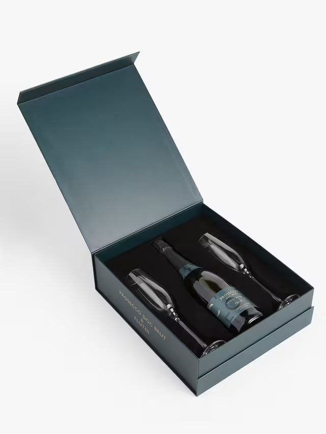 The Celebration Box - JL Prosecco & Flutes Set