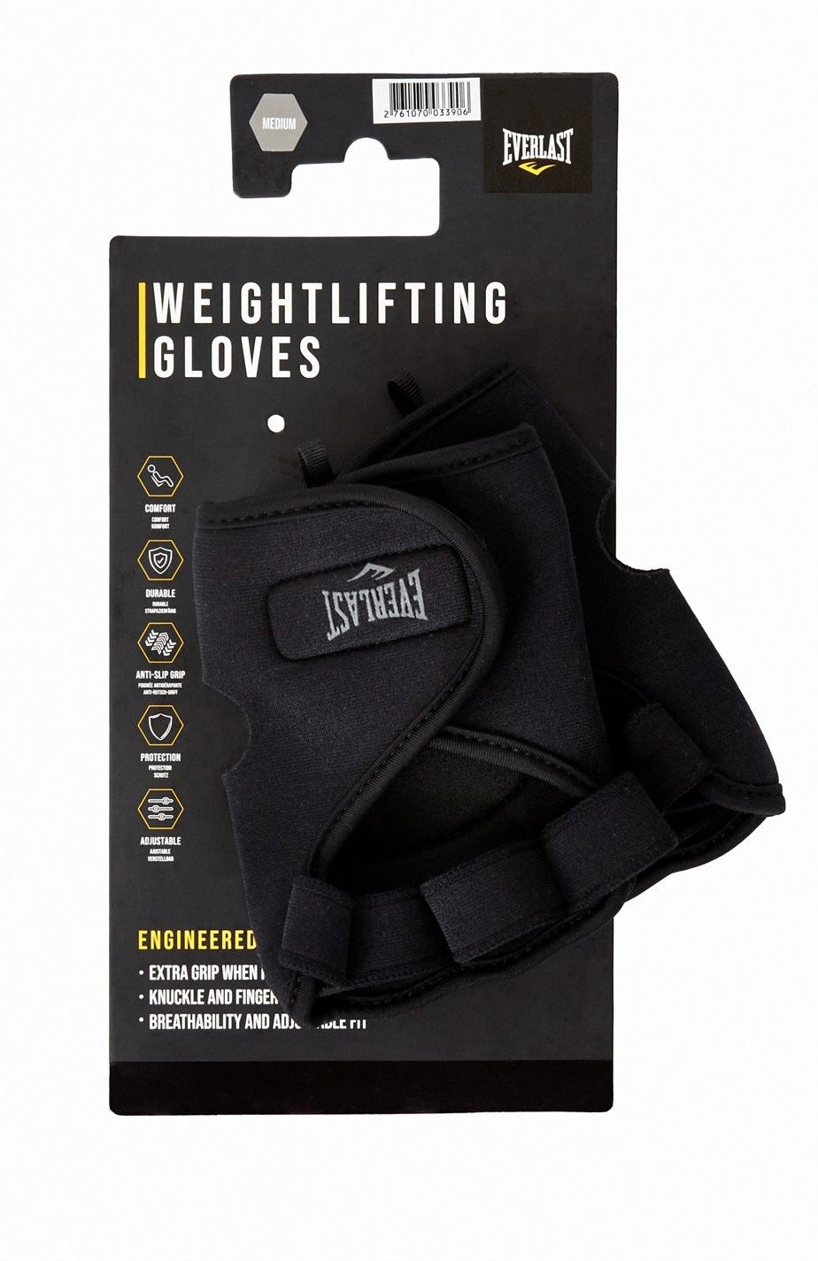 Everlast Neoprene Gym Weight Lifting Gloves