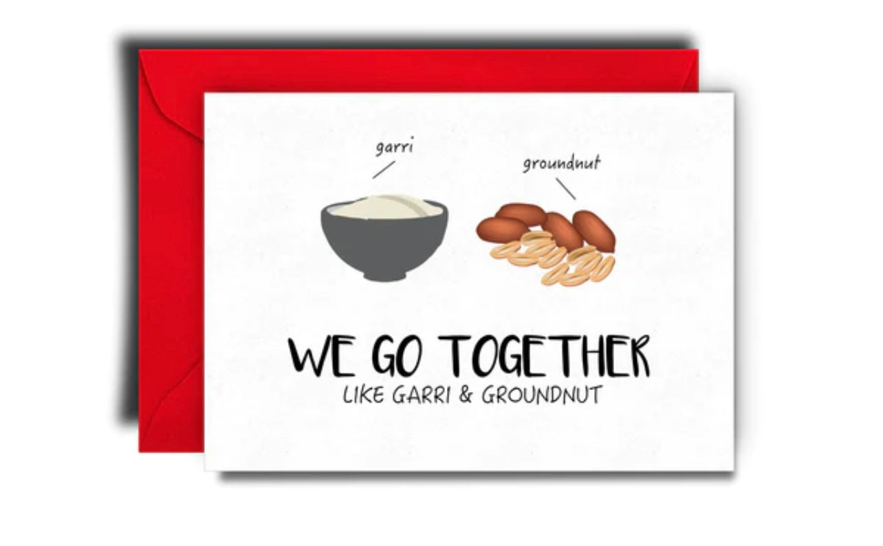 We go together card