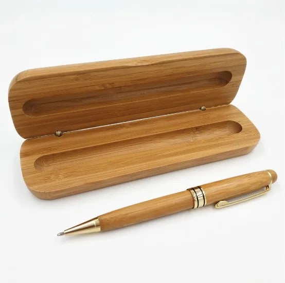 Engraved Bamboo Pen