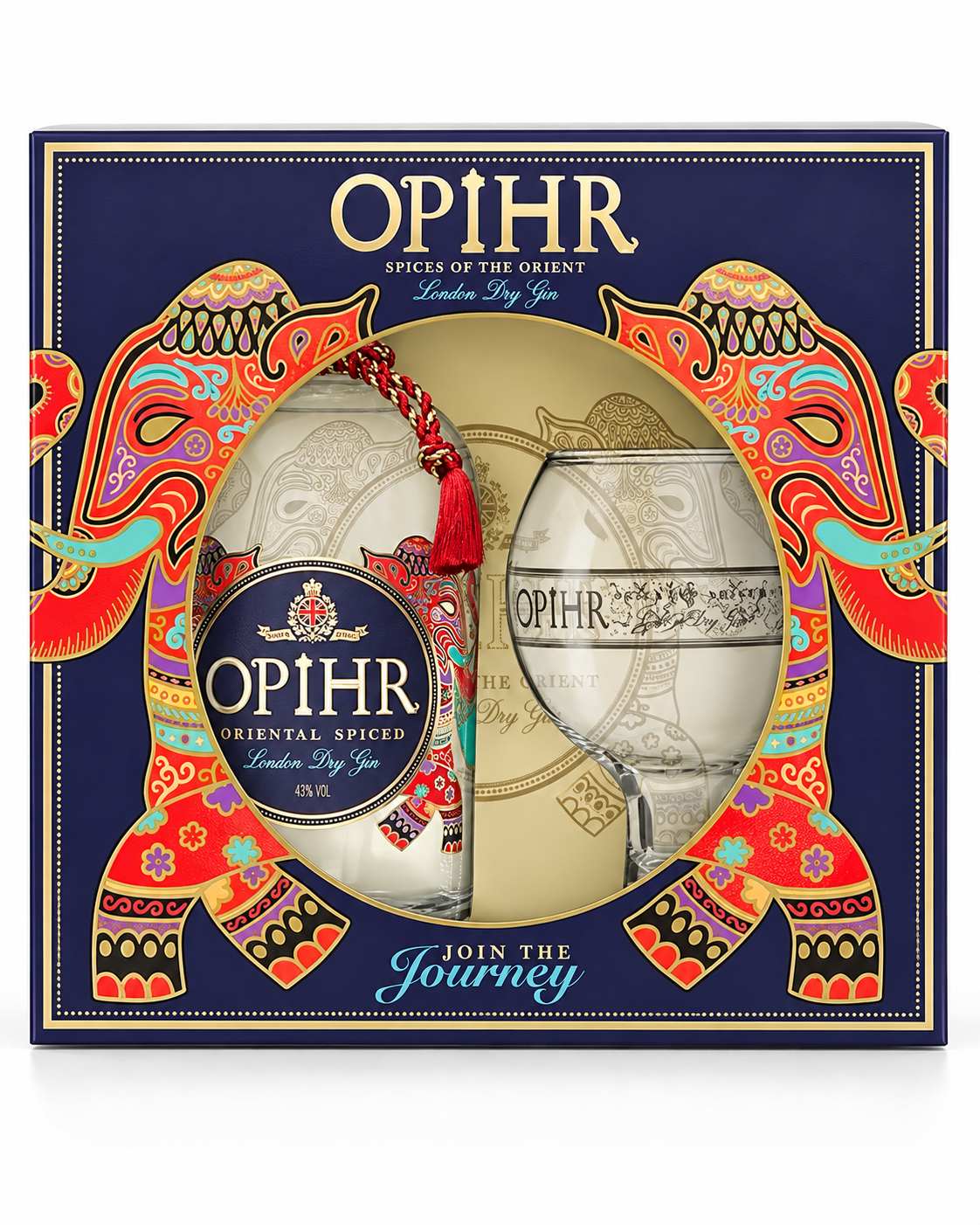 Opihr Oriental Spiced Gin Gift Set - Gin & Glass set