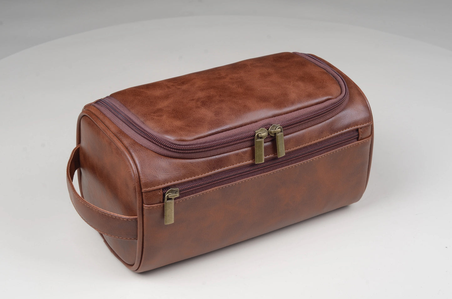 Men’s Leather Wash Bag