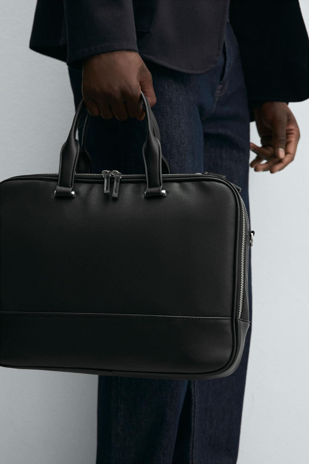 Zara Embossed Briefcase