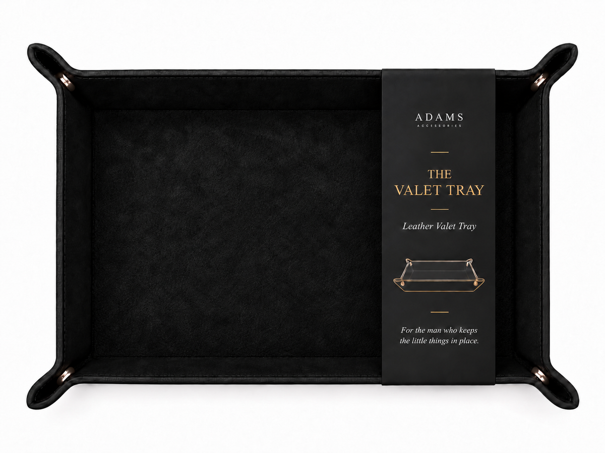 The Leather Valet tray | Personalized