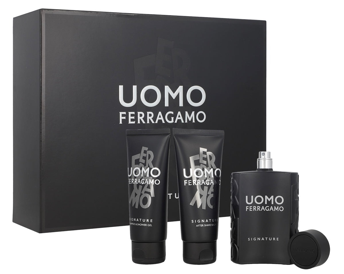 Salvatore Ferragamo Uomo Signature Eau de Parfum 100ml 3 Piece Set
