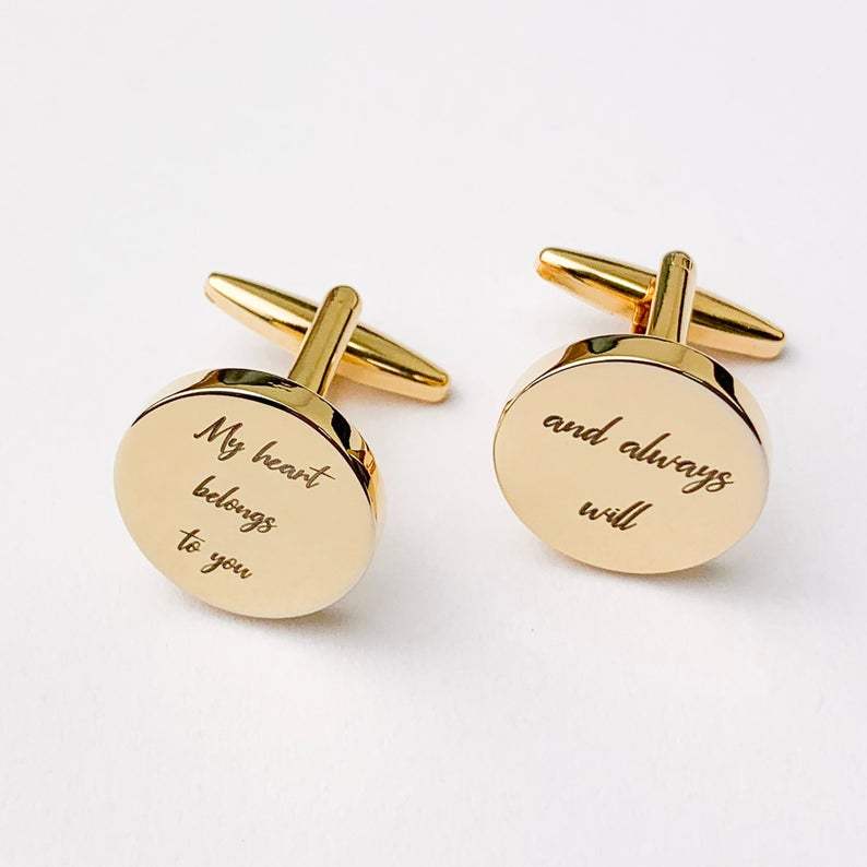 The Engraved Cufflinks
