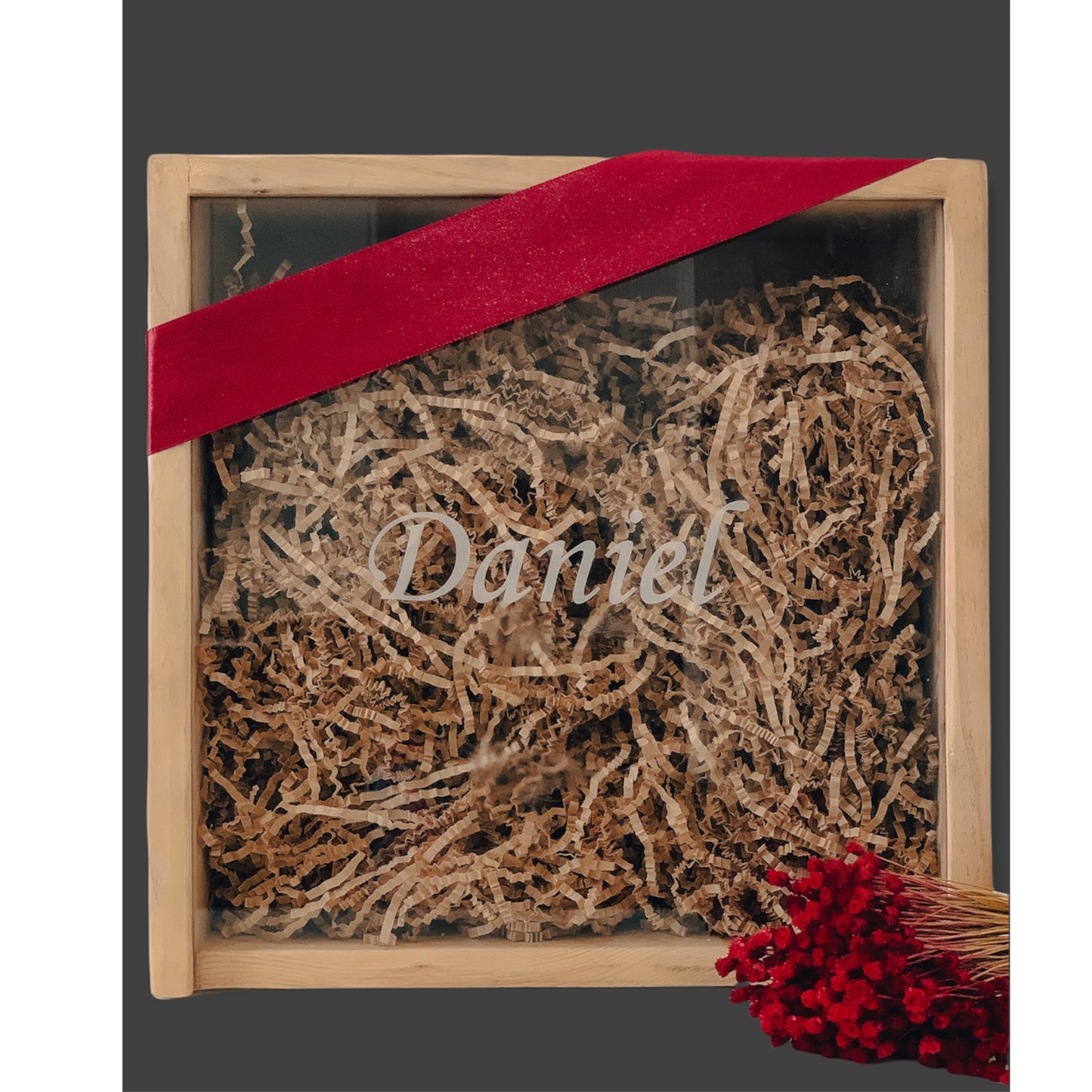 The Personalised Wooden Giftbox (Name or Short message)