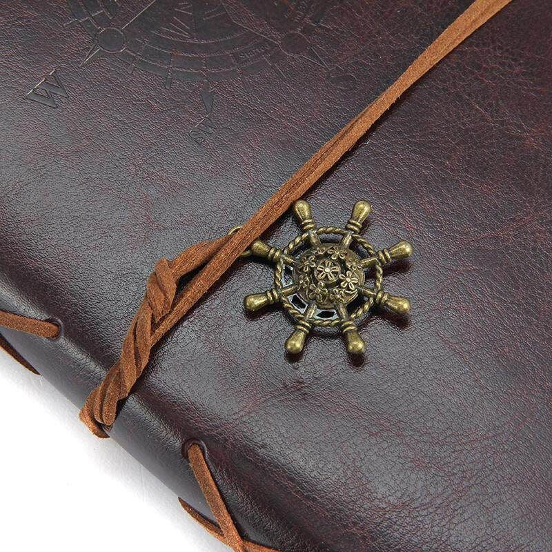 Vintage Rustic leather Notepad (Free Engraving)