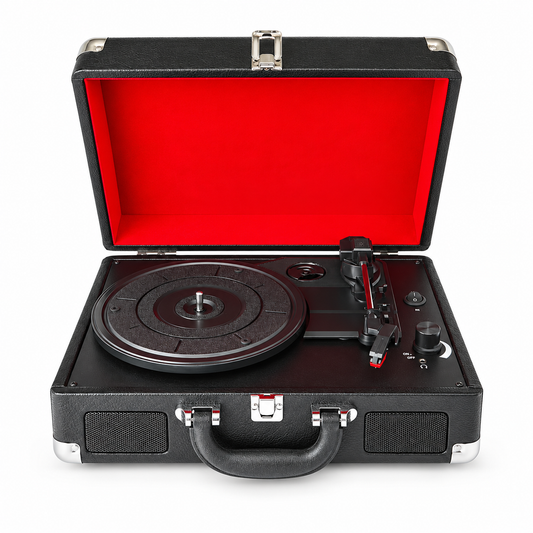 Bluetooth Vinyl Record Player Turntable