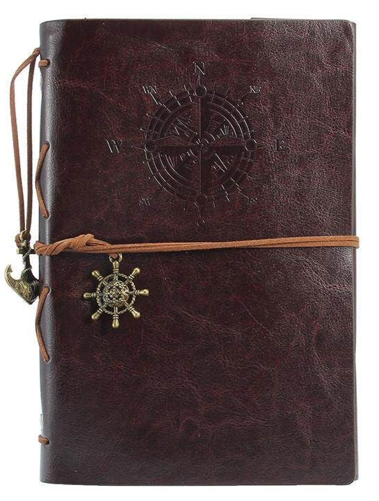 Vintage Rustic leather Notepad (Free Engraving)