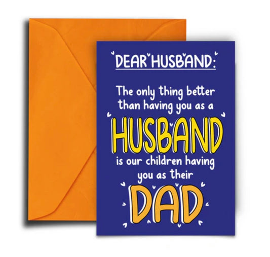 Dear Husband/Dad, Card