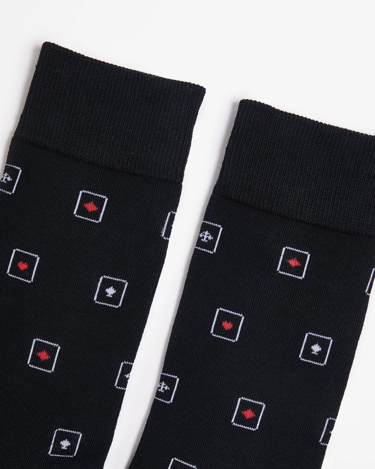 Maxx Australian cotton blend printed crew business socks