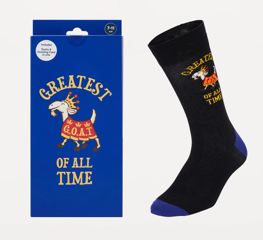 Greatest GOAT of All Time Socks