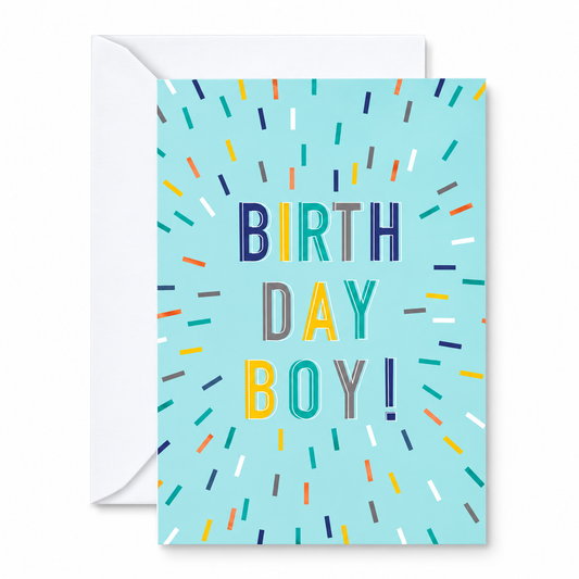 Birthday Boy Greeting Card