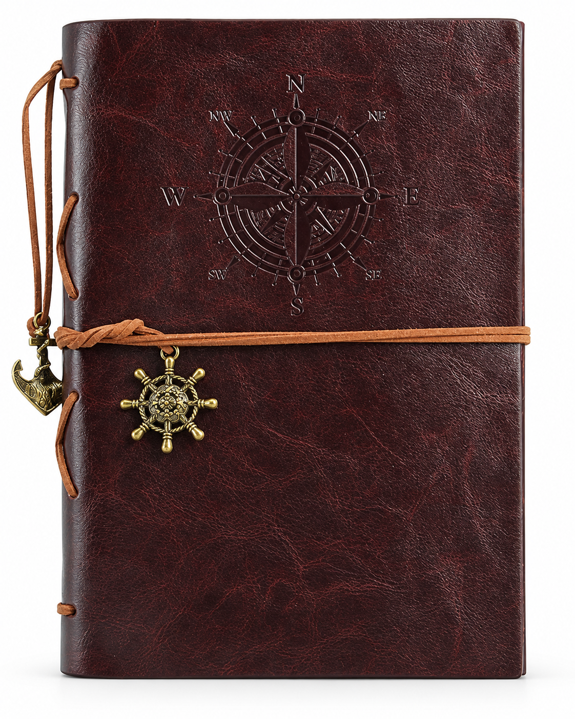 Vintage Rustic leather Notepad (Free Engraving)