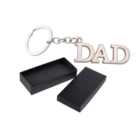 Dad Themed Keychain in a box