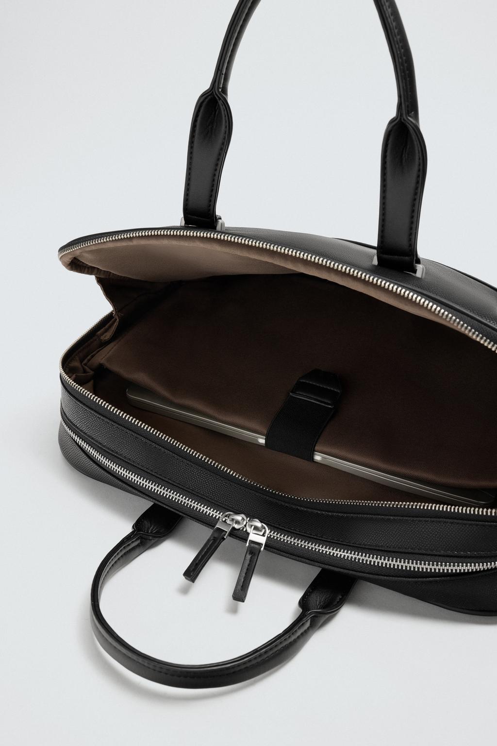 Zara Embossed Briefcase