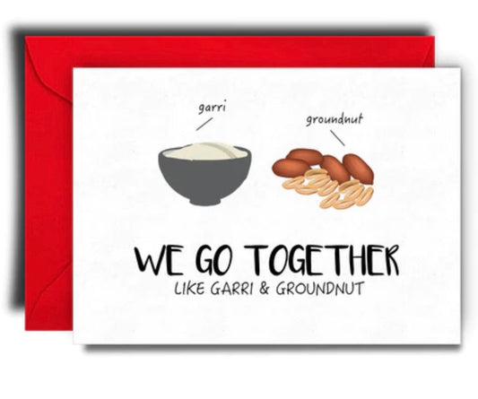 We go together card