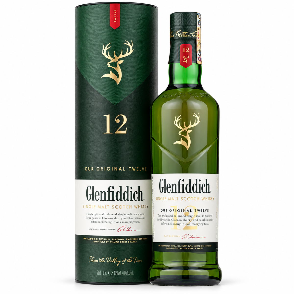 Glenfiddich 12 Year Old Single Malt Whisky