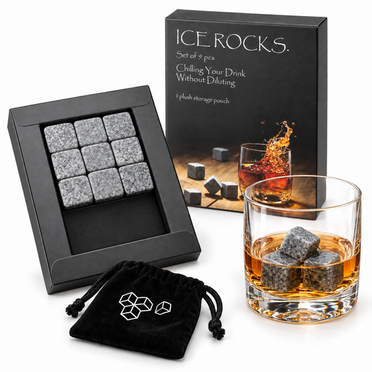 Ice rocks - Whisky stones set