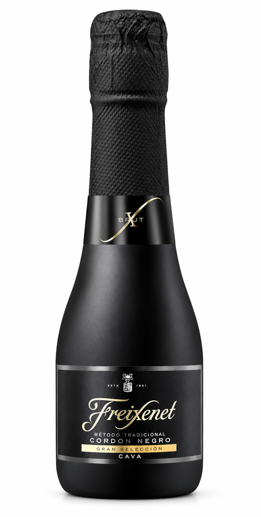 Mini Freixenet Cordon Negro Brut Piccolo Cava Prosecco 200mL
