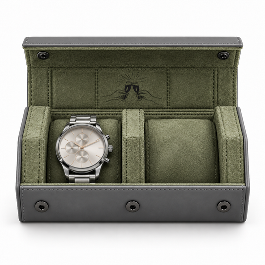Two slot Hexagon watch case (Free Engraving).