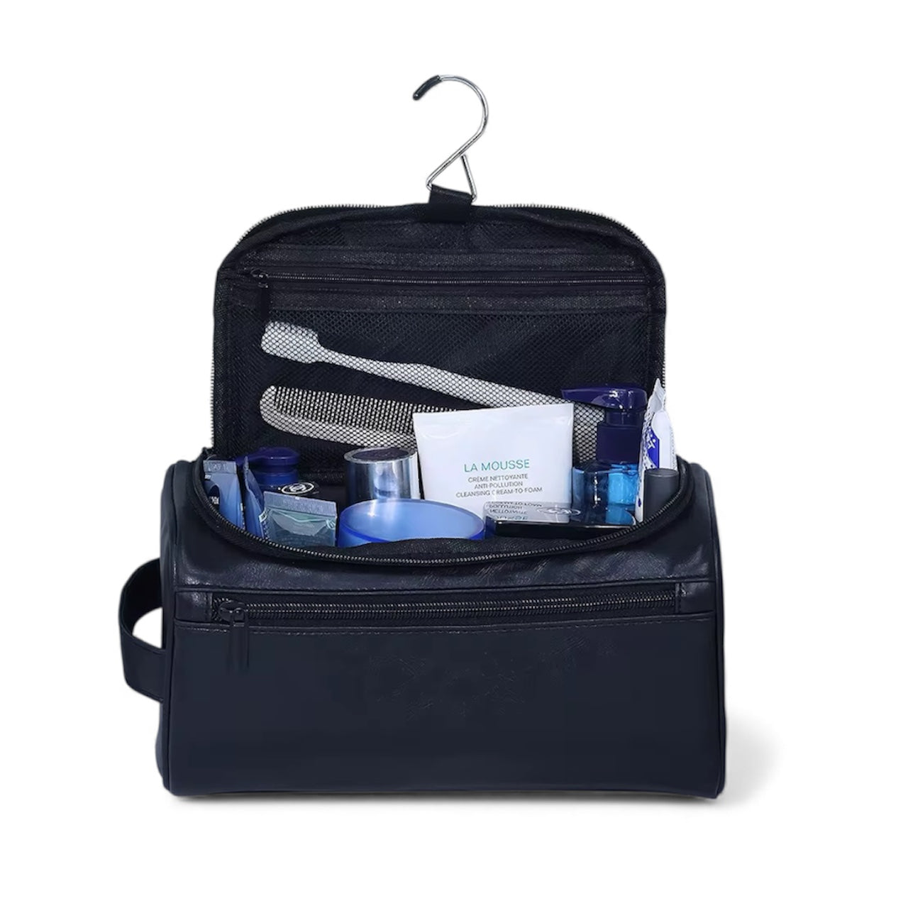 Men’s Leather Wash Bag