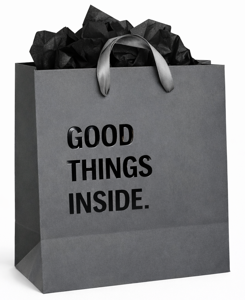 “Good things Inside” gift bag