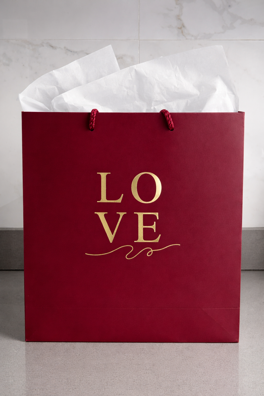 Valentine themed giftbag