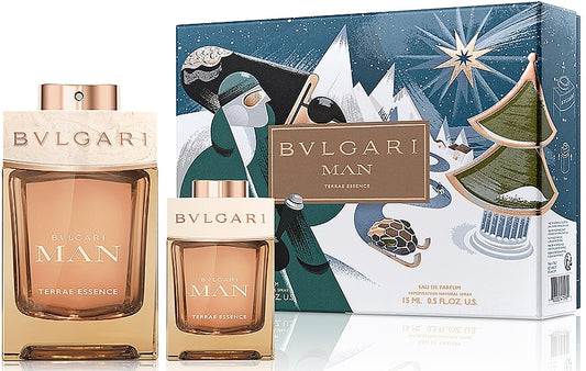 BVLGARI MAN TERRAE ESSENCE EAU DE PARFUM 100ML +15ML GIFT SET
