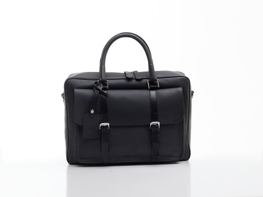 The Black Leather Briefcase - 1