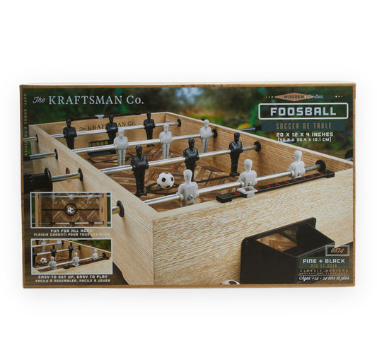 The Kraftsman Co. Wooden Foosball Game