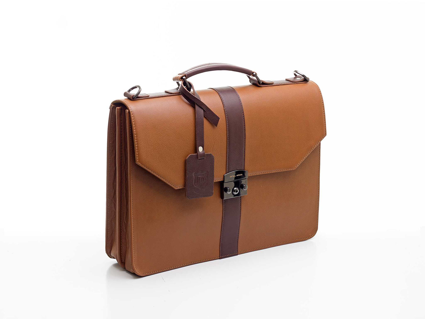 The Tan Leather Briefcase